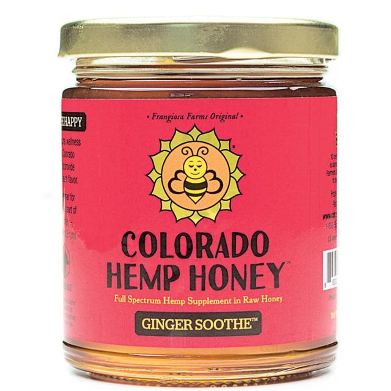 Colorado Hemp Honey Ginger Soothe 12 Oz 1000 Mg Full Spectrum Hemp