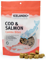 Icelandic+ Cod & Salmon Combo Bites Fish Dog Treat 3.52-oz Bag