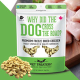 Why Did the Dog Cross the Road? - Freeze Dried Chicken Treats, 1.76 oz.