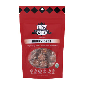 Lord Jameson Berry Best Organic Dog Treats 6oz
