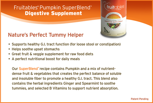 fruitables pumpkin digestive supplement