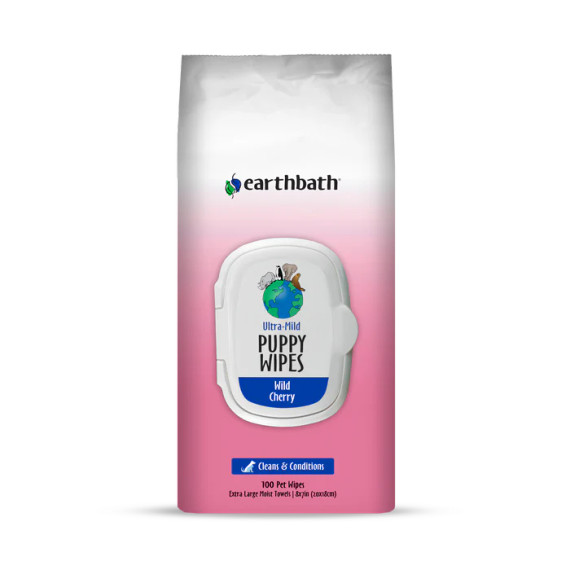 Earthbath Puppy Grooming Wipes 100 ct