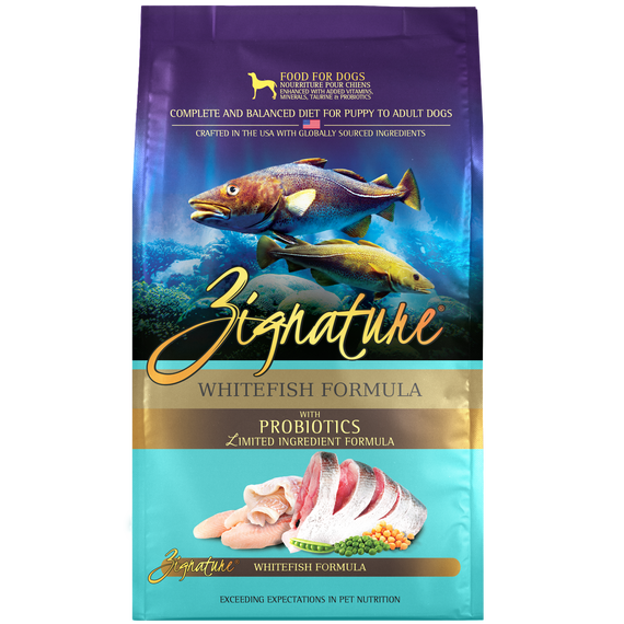 Zignature Limited Ingredient Whitefish Meal Formula Dry Dog Food