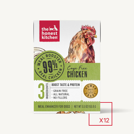 Honest Kitchen Meal Booster - 99% Chicken  