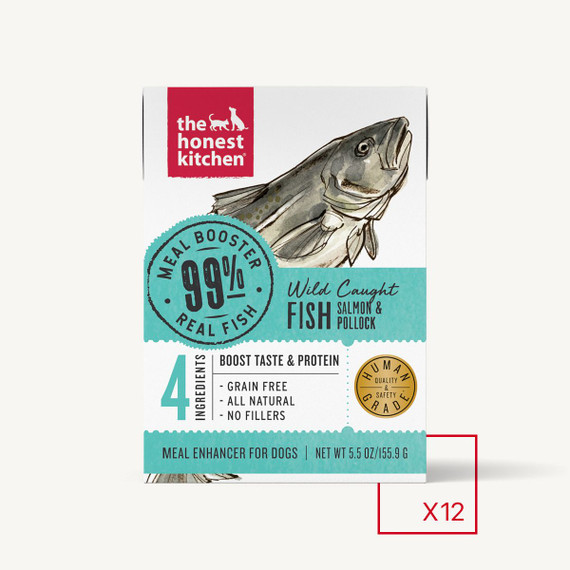 Honest Kitchen Meal Booster - 99% Salmon & Pollock