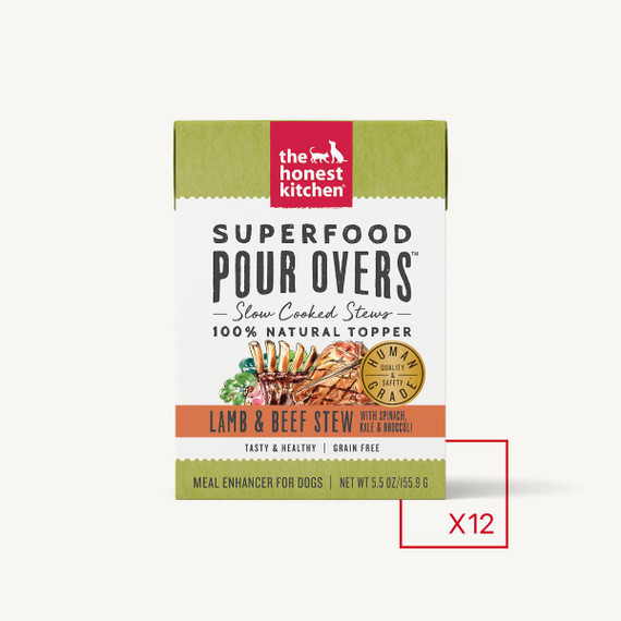 Honest Kitchen  Superfood Pour Overs - Lamb & Beef 