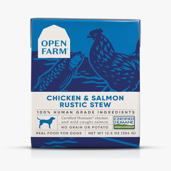 Open Farm Chicken & Salmon Rustic Stew 12.5oz