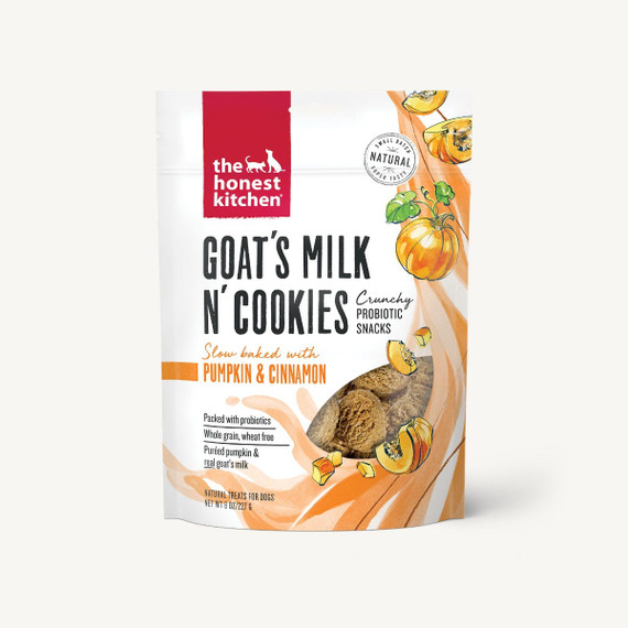 Honest Kitchen- GOAT'S MILK N' COOKIES - SLOW BAKED WITH PUMPKIN & CINNAMON