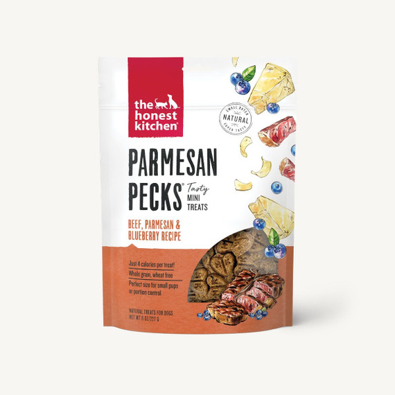 Honest Kitchen- PARMESAN PECKS - BEEF, PARMESAN & BLUEBERRY RECIPE