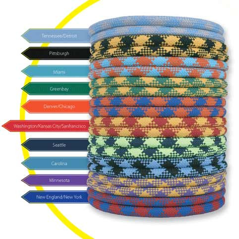 Team Spirit Rope Lead 3/4 by 6' by Yellow Dog