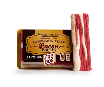 Packaged Bacon Toy (3 Bacon Strip toys)