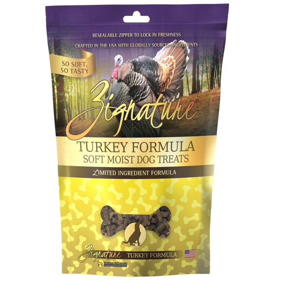 Zignature Turkey Soft Moist Treats 4oz