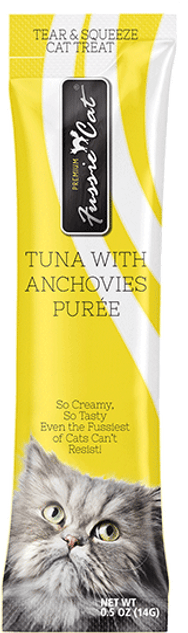 FUSSIE CAT TUNA W/ ANCHOVIES PURÉE 4pk