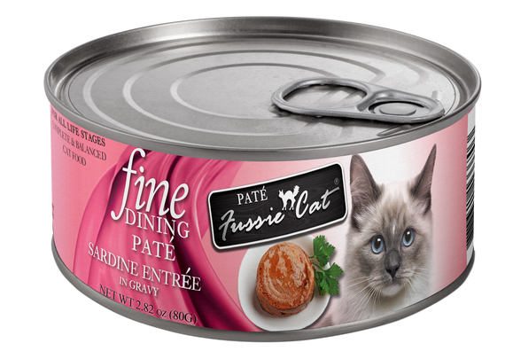 Fussie Cat Fine Dining - Pate - Sardine Entree in gravy
