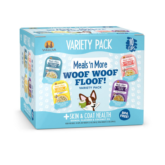 Weruva Woof Woof Floof Meals N More Variety Pack 10ct