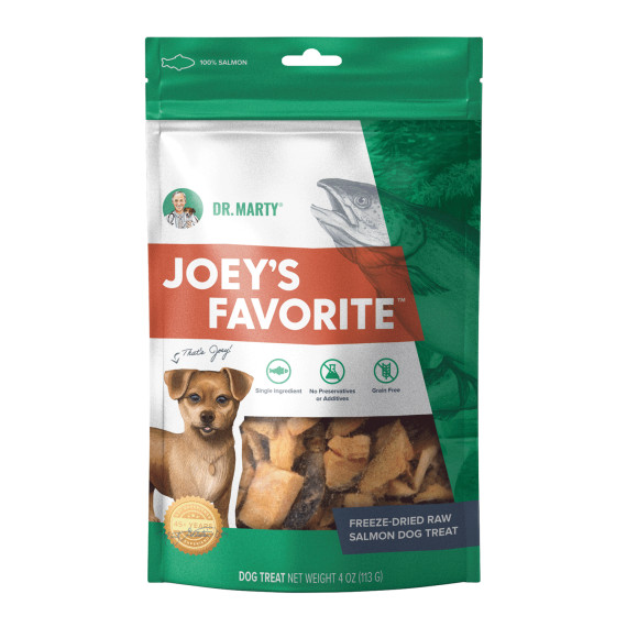 Dr. Marty Joey's Favorite Freeze Dried Salmon Dog Treats 