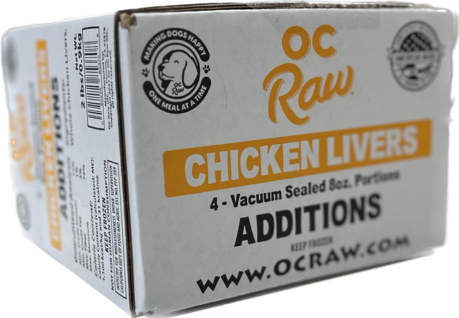 OC Raw Chicken Livers Additions 2lb 