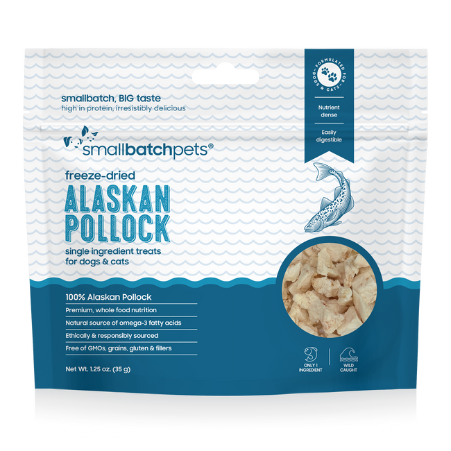 Smallbatch Freeze Dried Alaskan Pollock Treats 2oz