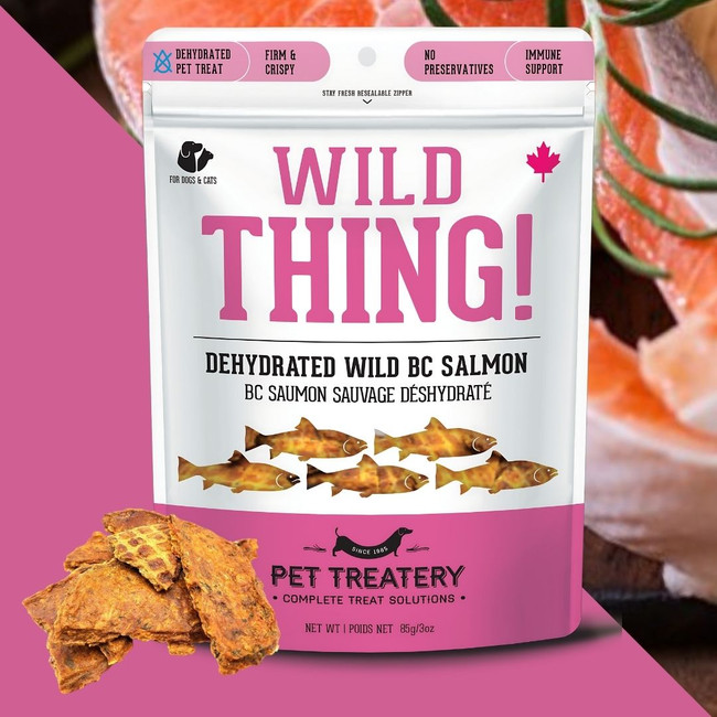 Wild Things! - Dehydrated Wild Salmon Treats, 3 oz.