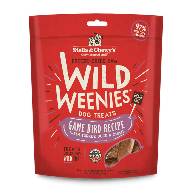 Stella & Chewy's Wild Weenies Game Bird  3.25oz