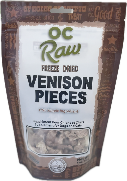 OC Raw Venison Pieces 4oz 