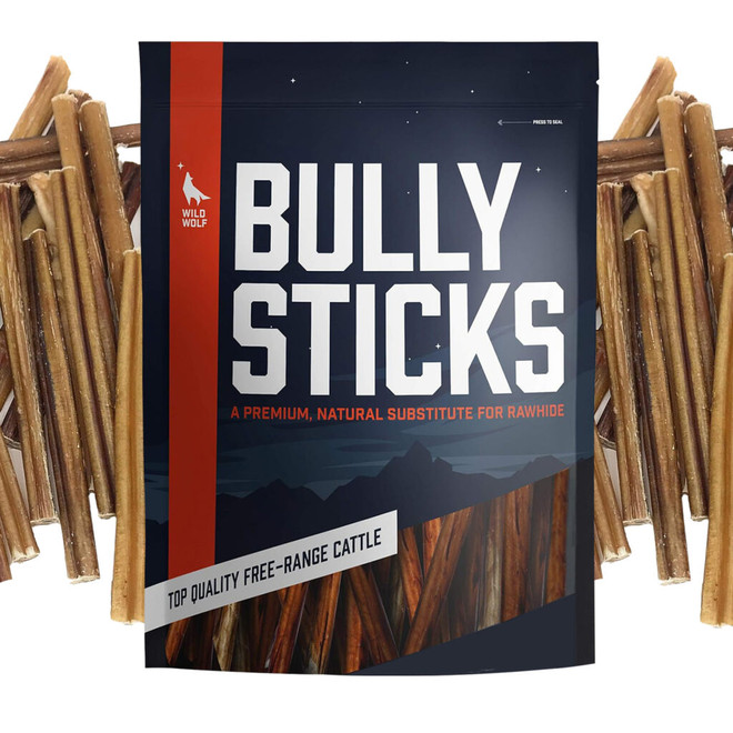 Wild Wolf Bully Sticks 6" 8oz