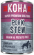 KOHA Pork Stew Dog Food 12.7oz
