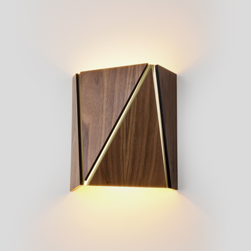 Calx sconce, walnut