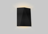 Calx outdoor sconce, textured black