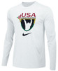 Nike Men's USAW Team Legend LS Crew - White