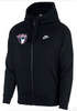Nike Men's USAW Club Fleece Full Zip Hoodie - Black