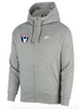 Nike Men's USAW Club Fleece Full Zip Hoodie - Heather Grey