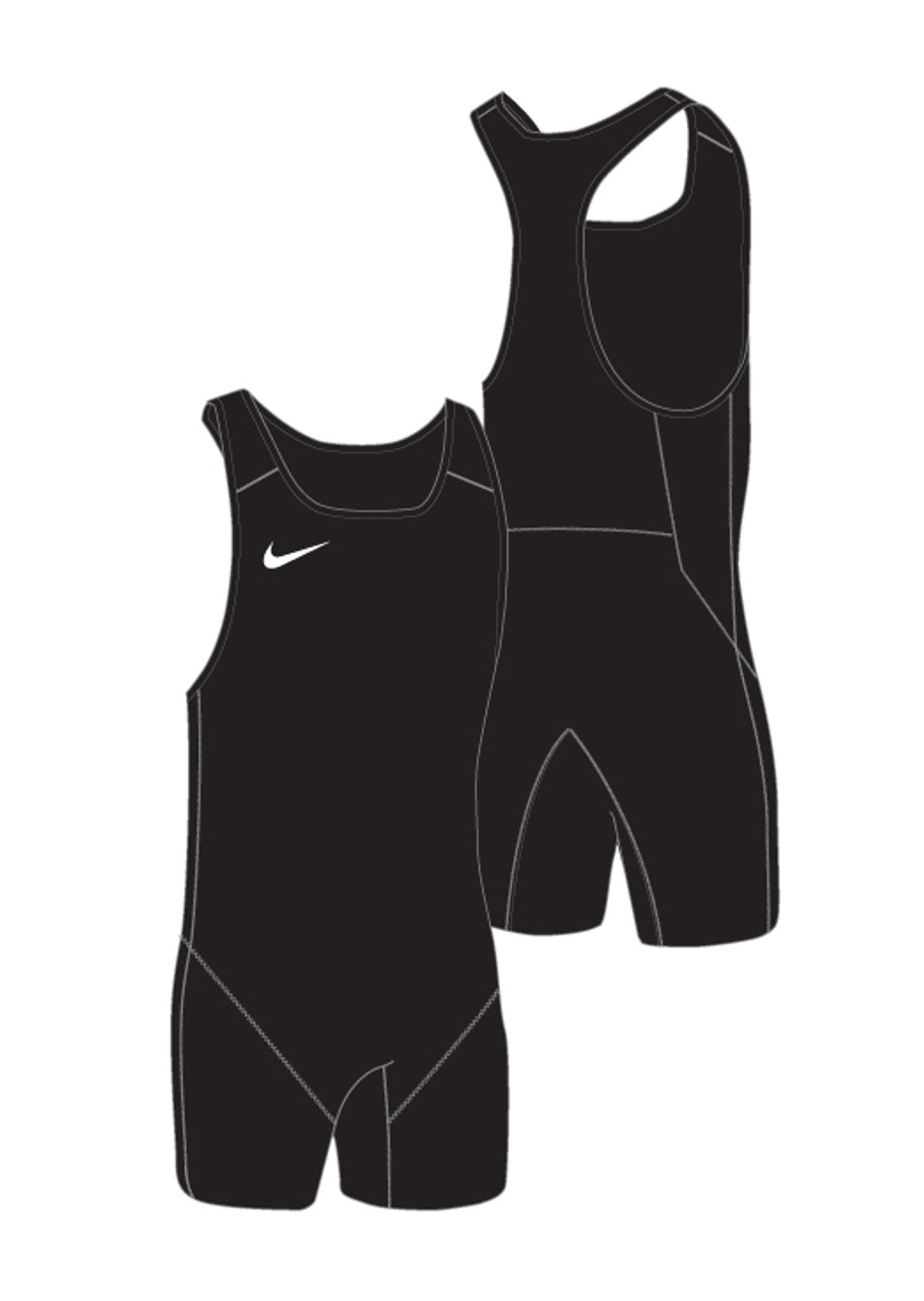 posibilidad exceso sextante Nike Men's Weightlifting Singlet - Black / Black