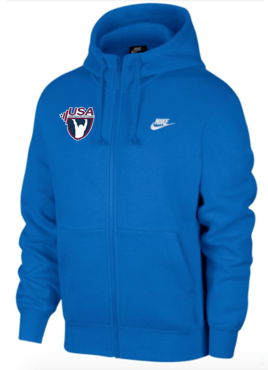 Nike Youth USAW Club Fleece Full Zip - Royal