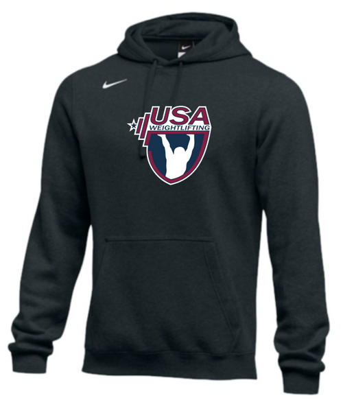 Nike Men's USAW Club Fleece Pullover Hoodie - Black