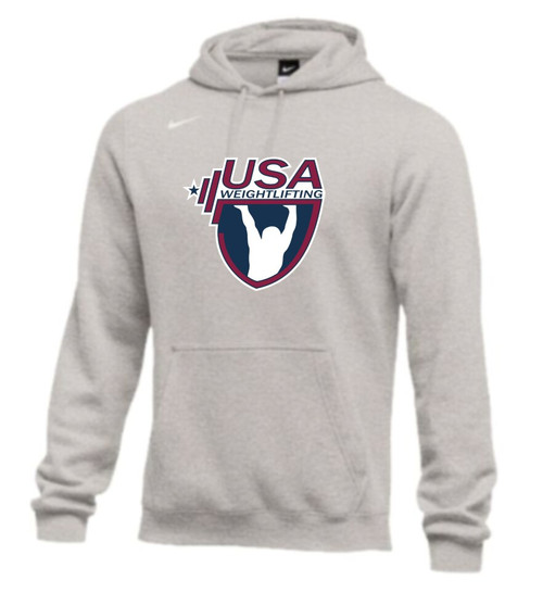 Nike Men's USAW Club Fleece Hoodie - Grey