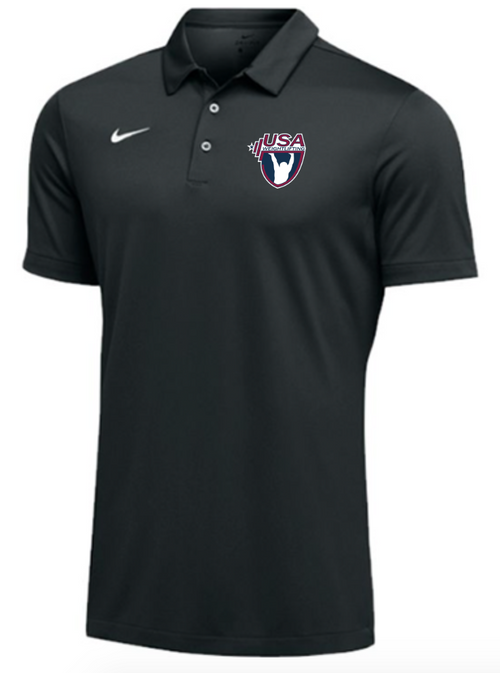 Nike Men's USAW SS Polo - Black