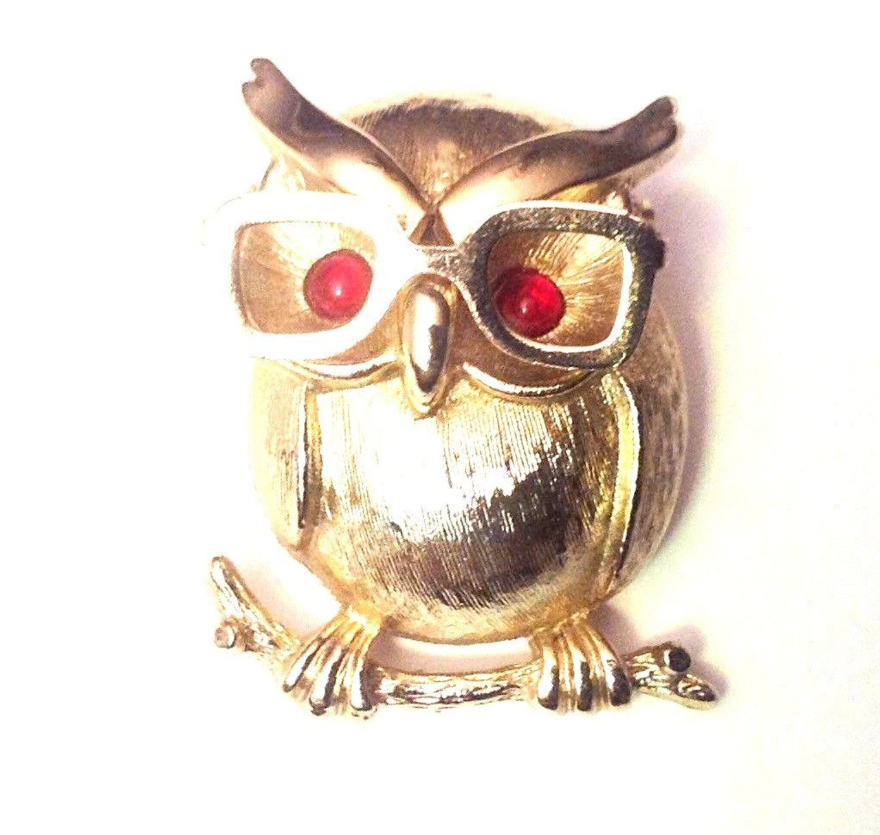 Sarah coventry sales owl necklace