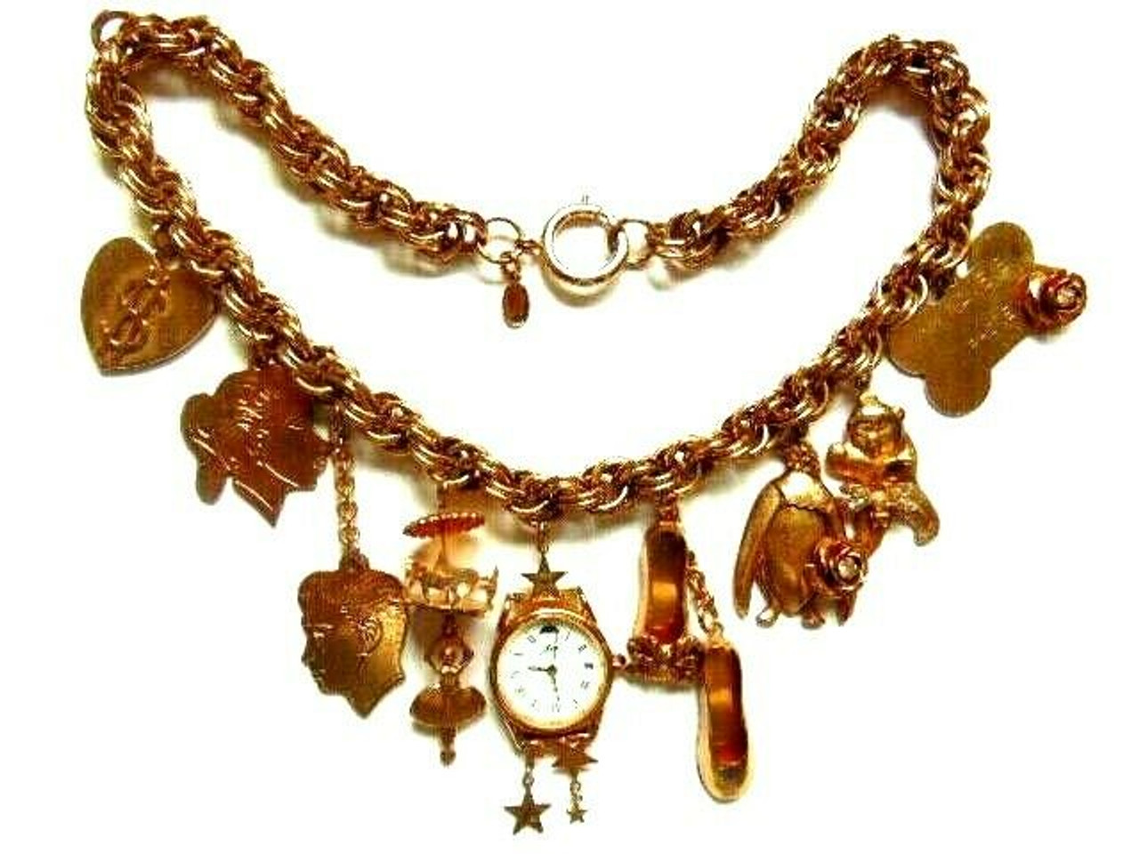 Kirks Folly Gold Tone Dream Angel Cameo & AB Rhinestone Necklace (4176) |  eBay