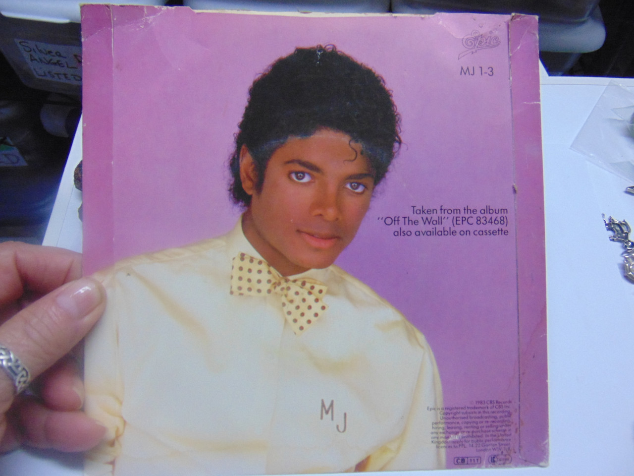 Michael Jackson Rock With You Red 45 MINT DazzleCity