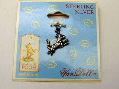 Disney Tigger Sterling Silver Charm Pendant Winnie Pooh Necklace