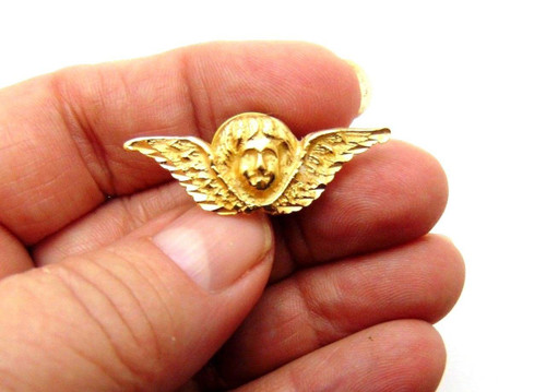 Angel Pin Wings Tack Cherub Cupid Christian Brilliant Little