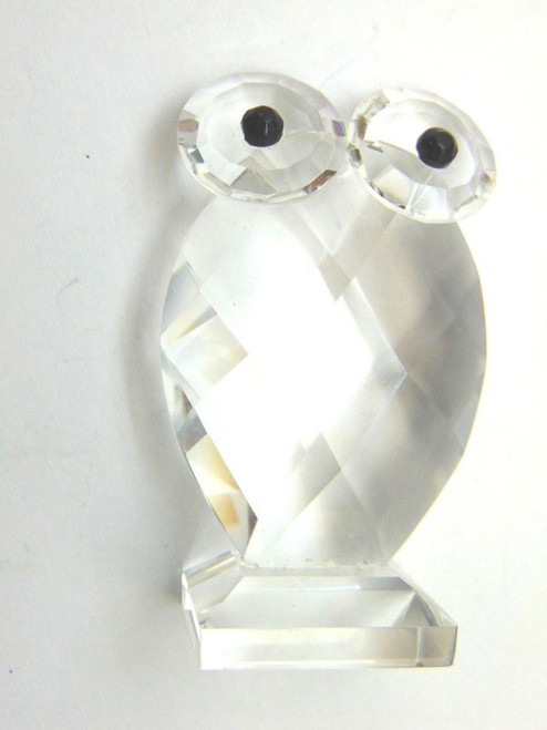 Owl Figurine Collector's Crystal #505 Original Box Glass DazzleCity