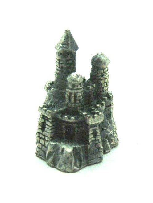 Castle Pewter Made w Swarovski Crystal Miniature