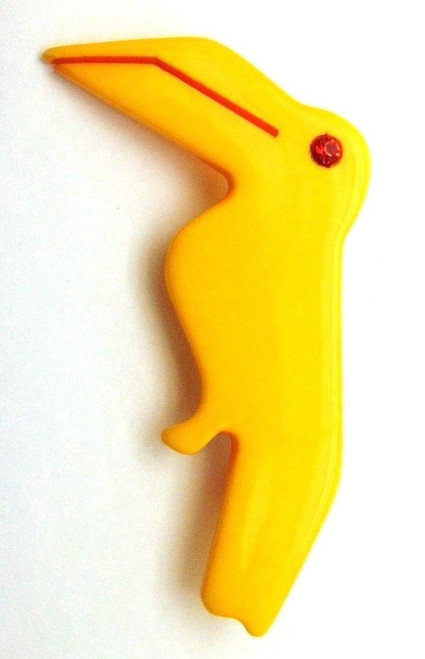 Vintage Bakelite Toucan Bird Pin Brooch Parrot Old