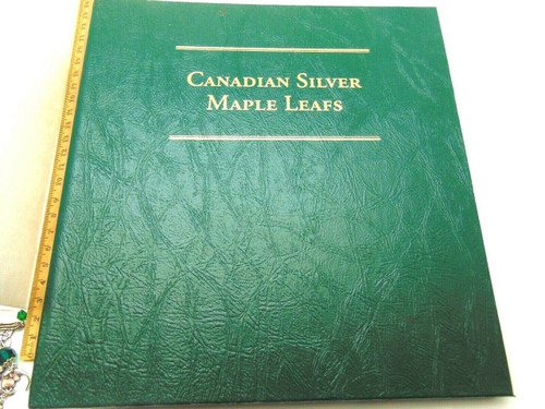 Canadian Silver Maple Leafs 1988 - 2005 LCA46 Littleton Album Mint Free Ship