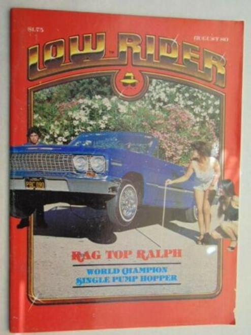 August 1980 LOWRIDER Magazine Vtg SINGLE ISSUE NOT REPRINT