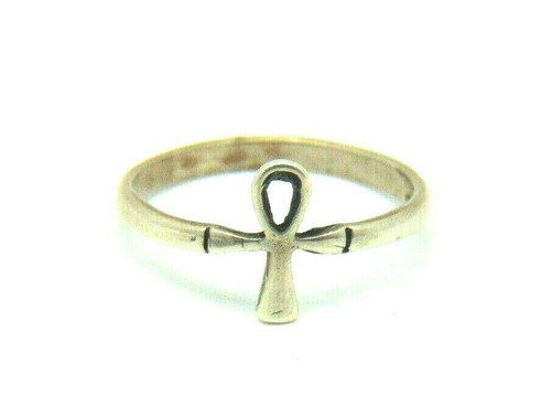 Ankh Ring Sterling Silver Egyptian Symbol 925 Vintage