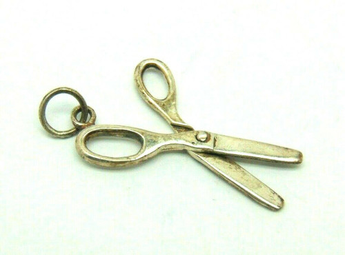 Scissors Charm Sterling Silver Vintage Mechanical BeadRage