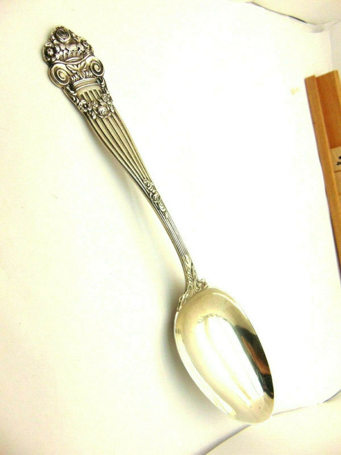 Towle Georgian Sterling Serving Spoon 8 1/4" 925/1000 1898